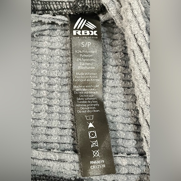 RBX Women's Charcoal Hooded Sweater Long Sleeve Hoodie Shirt Small - Picture 11 of 16